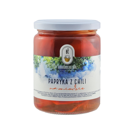 Papryka z chilli  na miodzie 520g